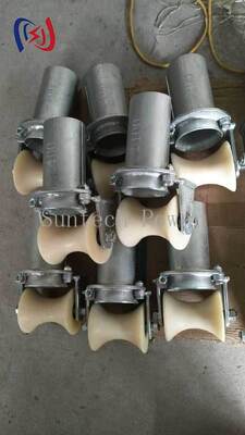 80-200mm Lockable Corrosion Resistant Cable Roller Pulley for Tube Entrance Protection