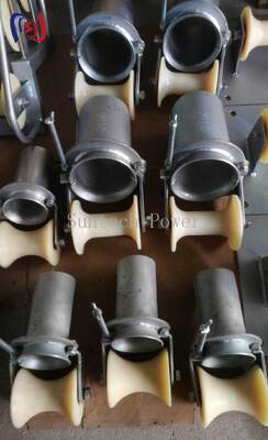 80-200mm Lockable Corrosion Resistant Cable Roller Pulley for Tube Entrance Protection