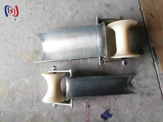 D Series Bell Mouth Cable Entrance Protection Roller 80-200mm with MC Nylon Wheels for Smooth Cable Entry