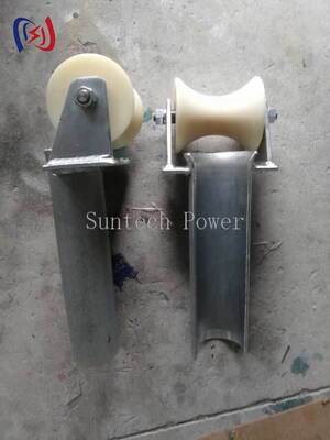 D Series Bell Mouth Cable Entrance Protection Roller 80-200mm with MC Nylon Wheels for Smooth Cable Entry