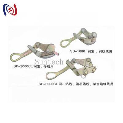 Universal Wire Rope Gripper Come Along Clamp with 10-30KN Rated Load for 4-32mm Wire Diameter Forged from Alloy Steel