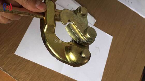 Universal Wire Rope Gripper Come Along Clamp with 10-30KN Rated Load for 4-32mm Wire Diameter Forged from Alloy Steel