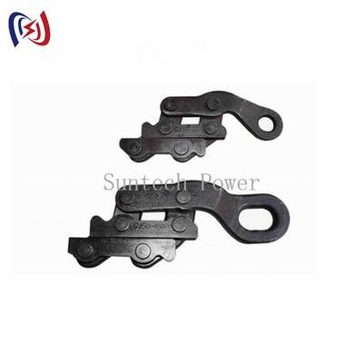 Parallel Earth Wire Gripper Come Along Clamp with 13-26mm Max Open and 10-30KN Rated Load for Simultaneous Twin-Wire Grip