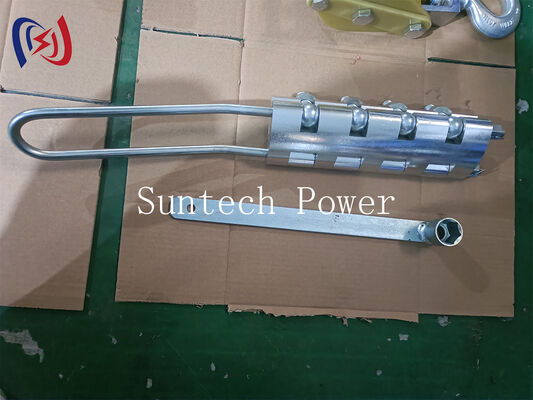Bolt Type Anti-Twist Steel Rope Gripper Come Along Clamp with 20-100KN Rated Load for 7-24mm Diameter Ropes