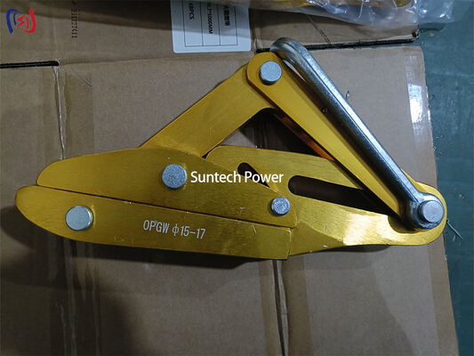 High Strength Aluminum Alloy OPGW Conductor Gripper with 16-45KN Rated Load for 8-20mm Cable Diameter
