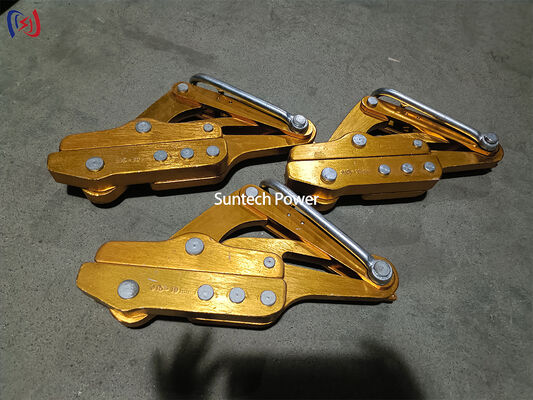 High Strength Aluminum Alloy OPGW Conductor Gripper with 16-45KN Rated Load for 8-20mm Cable Diameter