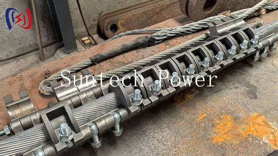 Multi-Segment Conductor Gripper Come Along Clamp with 90-150KN Rated Load and 150N.m Tightening Torque