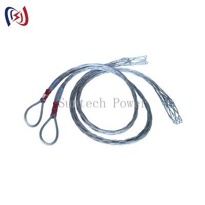 Cable Mesh Sock Joints with 10-30KN Rated Load and 360° Uniform Grip for Transmission Line Terminations with Hot-Dip Galvanized Coating