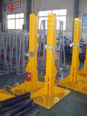 Hydraulic Conductor Drum Stand SI-30 Model 300KN Load 5000mm Cable Reel Capacity
