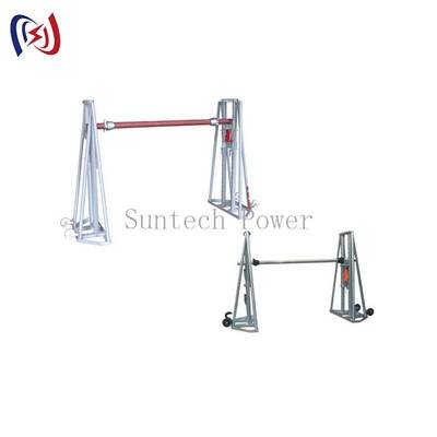 Hydraulic Cable Reel Stand with 50-300KN Rated Load for 2400-5000mm Diameter Drums and High-Tensile Steel Frame