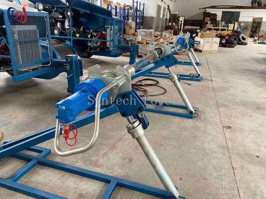 Hydraulic Conductor Reel Stand with 5000-7000kg Max Reel Weight and 45rpm Max Speed for Overhead Line Stringing