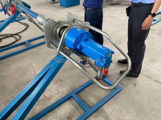 Hydraulic Conductor Reel Stand with 5000-7000kg Max Reel Weight and 45rpm Max Speed for Overhead Line Stringing