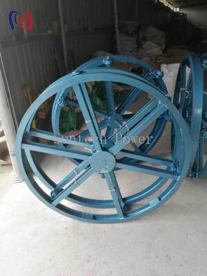 Vertical Cable Reel Stand with 10-70KN Rated Load and Space-Saving Vertical Design for 500-1500mm Reels