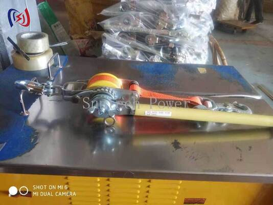 Insulated Tightener with 10-20KN Rated Load, Insulated Webbing Strap, and Tool-Free Adjustment for Live Line Work