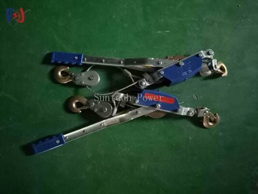 Ratchet Lever Hoist 10-40KN with Lever-operated Ratchet and Automatic Braking System for Power Line Construction