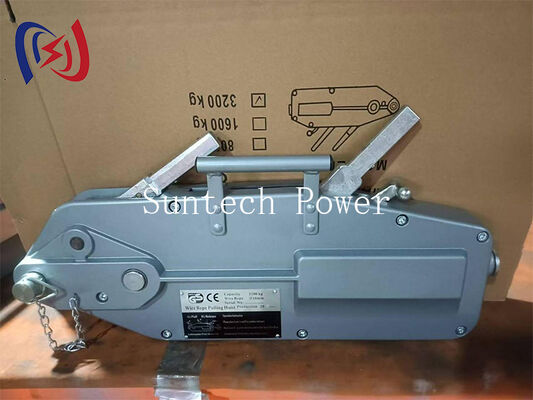 Wire Rope Handle Hoist with 8-54KN Rated Load Manual Ratchet Lever and 20m Steel Rope for Power Line Construction