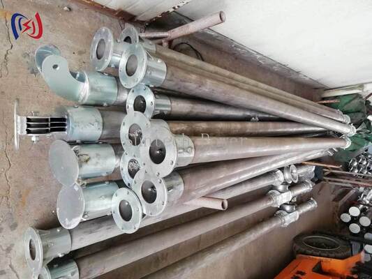 A-Shape Tubular Gin Pole with 120x7mm Tube Diameter, 6-13m Length, and Corrosion-Resistant Coating for Transmission Tower Construction
