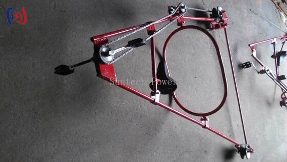 1KN Load Single Conductor Inspection Trolley with Aircraft-grade Aluminum Alloy Frame for Overhead Line Maintenance