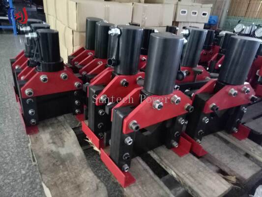 350KN Hydraulic Angle Steel Cutter for 110 x 110 x 10 mm Transmission Tower Steel