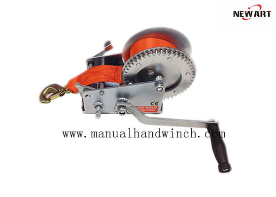Color Strap 3000Lb Mini Manual Winch With Webbing