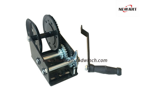 Manually Operated 2500LBS 2 Gear Manual Hand Crank Winch
