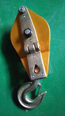 Aluminum Sheave Hoist Tackle 100KN Conductor Stringing Tools