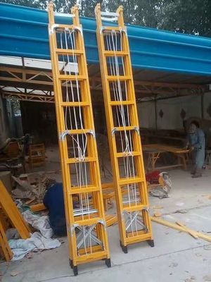 8m FRP Fiberglass Extension Ladder Construction Tower Erction Tools