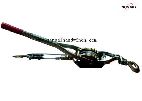 Heavy Duty Hand Cable Puller 2T Double Gears Double Hooks Corrosion Resistant