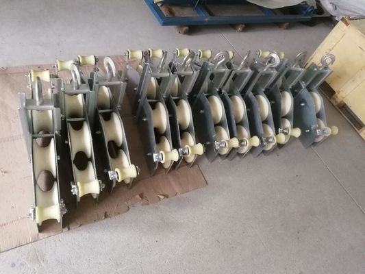 Optical Fiber Cable Pulley Block 10KN OPGW Quadrant Block Combined Type SHZHD10