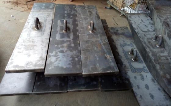 Stringing Metal Ground Anchors