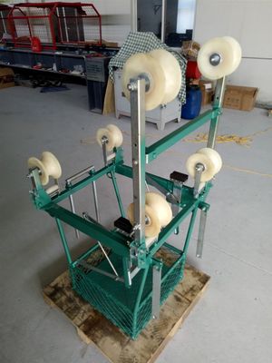 Four Bundle Conductors Overhead Line Bicycle Overhaul Vehicle Inspection Trolley