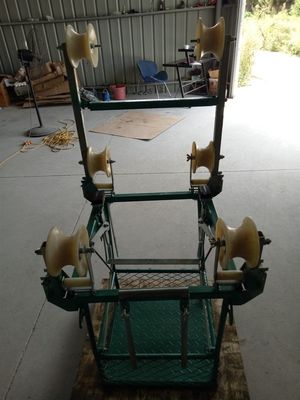 Four Bundle Conductors Overhead Line Bicycle Overhaul Vehicle Inspection Trolley
