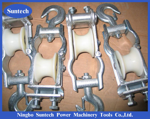 Hook Style Aerial Cable Stringing Pulley Block Conductor Stringing Blocks