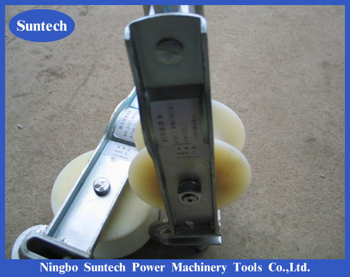 Dual-Use Sitting and Hanging Type Wire Rope Conductor Pulley Stringing Block