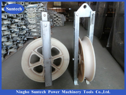 Overhead Line Single Nylon Wheel Transmission Conductor Stringing Blocks