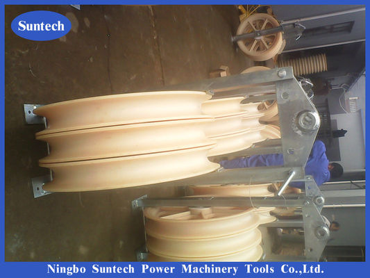 CE ISO SHDN ACSR Transmission Line Stringing Pulley Conductor Stringing Blocks