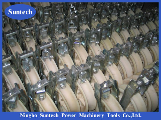 20KN MC Nylon Transmission Line Conductor Stringing Block Pulley