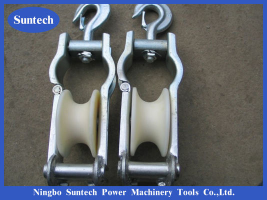 Nylon Wheel Crossarm Mounted Conductor Pulley Stringing Block