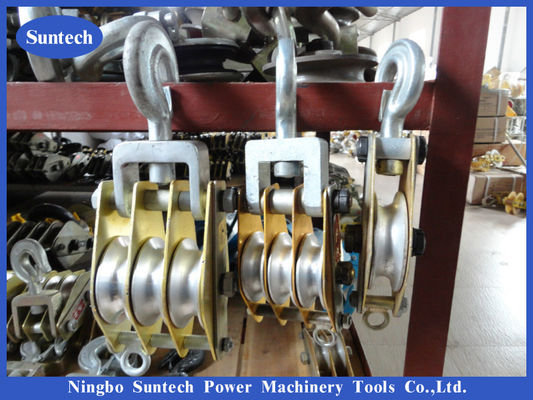 Snatch Block 2 Ton Aluminum Sheave Hosting Tackle Conductor Stringing Tools