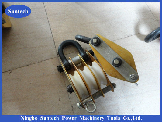 Snatch Block 2 Ton Aluminum Sheave Hosting Tackle Conductor Stringing Tools