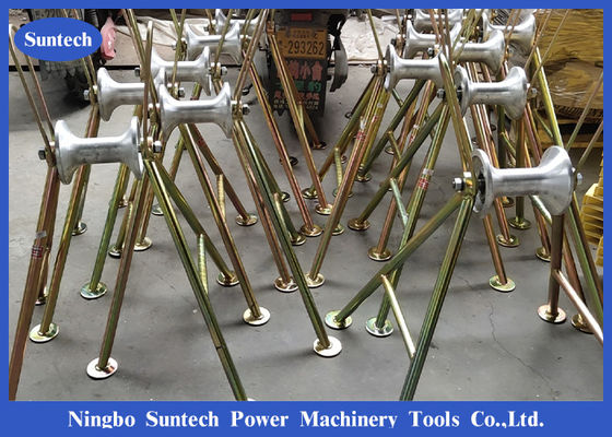 12kn Straight Line Cable Tray Roller With Aluminum Wheel