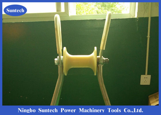 10KN Nylon Wheel High Frame Cable Pulley Roller For Power Construction