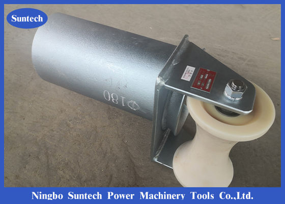 80mm Bell Mouth Type Cable Reel Roller With Nylon Wheel