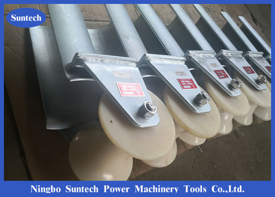 200mm Steel Bellmouths Heavy Duty Cable Rollers For Tube Entrance
