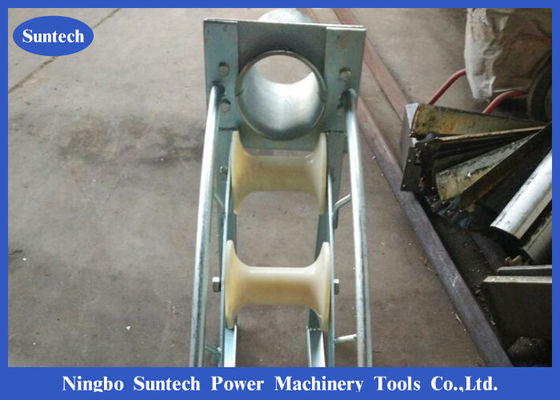 Ground Cable Entrance Protection 100mm Trench Roller , Cable Guide Roller