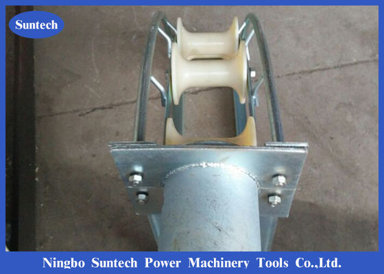 Ground Cable Entrance Protection 100mm Trench Roller , Cable Guide Roller