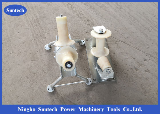 Small Turning Radius Wire Pulling Rollers V Shaped Nylon Sheave Material