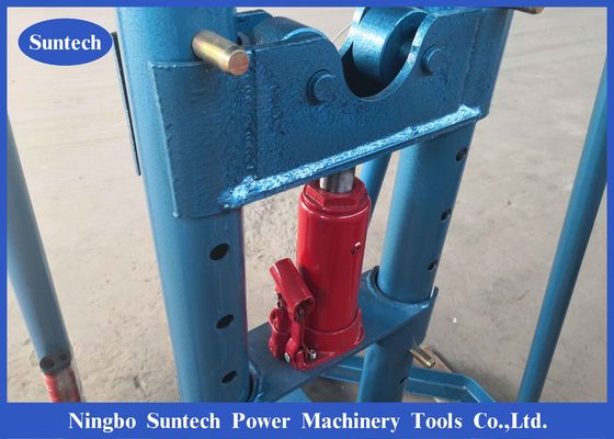 10T Hydraulic Pulling Electrical Cable Drum Roller Stand With Wheels