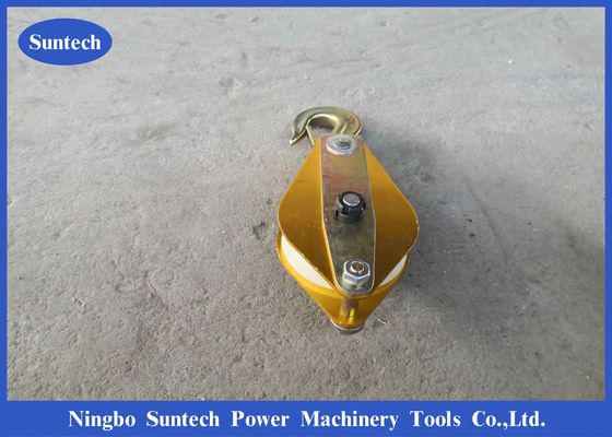 10kn Nylon Sheave Rope Pulley Blocks Transmission Line Stringing Tools