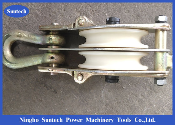 50kn Dual Sheave Hoist Pulley Block And Tackle